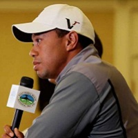 Tiger Woods at press conference