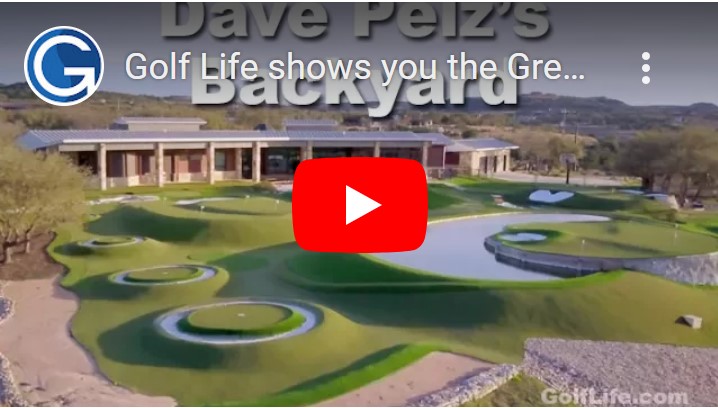 Dave Pelz's backyard green