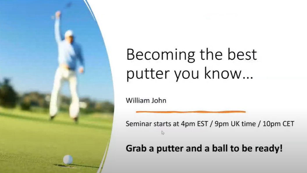 Free putting seminar